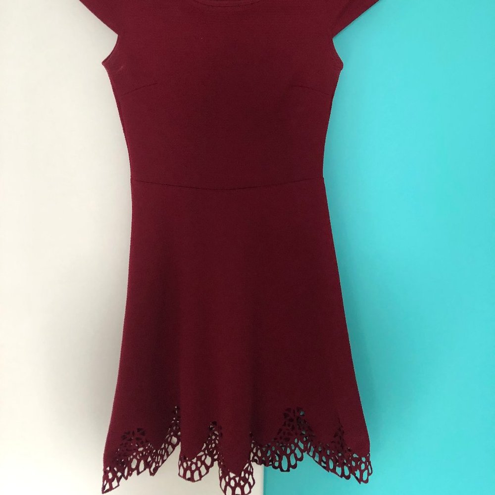 Maroon Dress